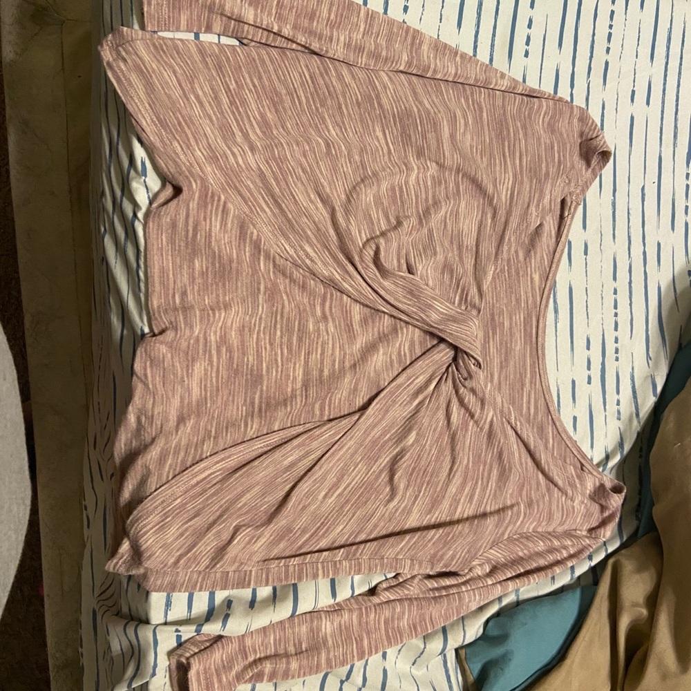 Open back crop top
